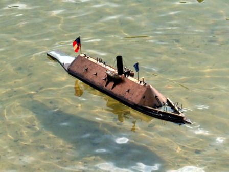 Ein aufwndiges Modell der CSS Virginia